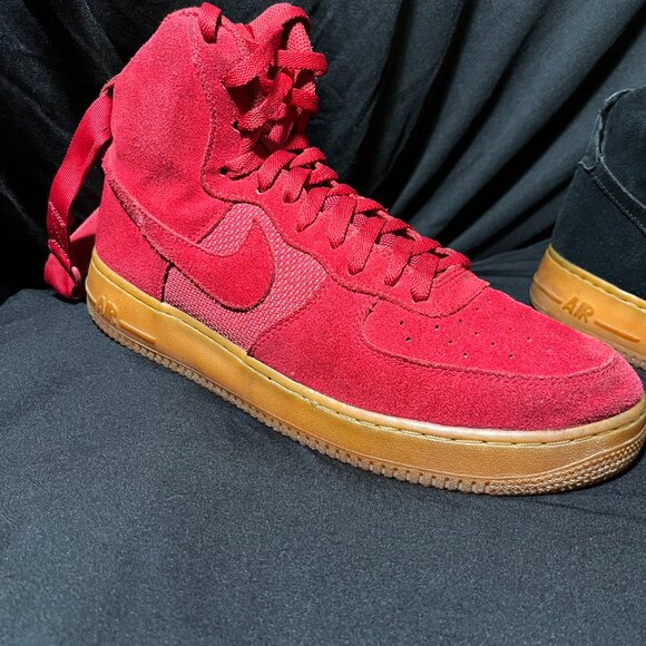 Nike Air Force 1 High ’07 LV8 Bundle – Black, Blue, Red, Mens Pre-Owned - Picture 8 of 12